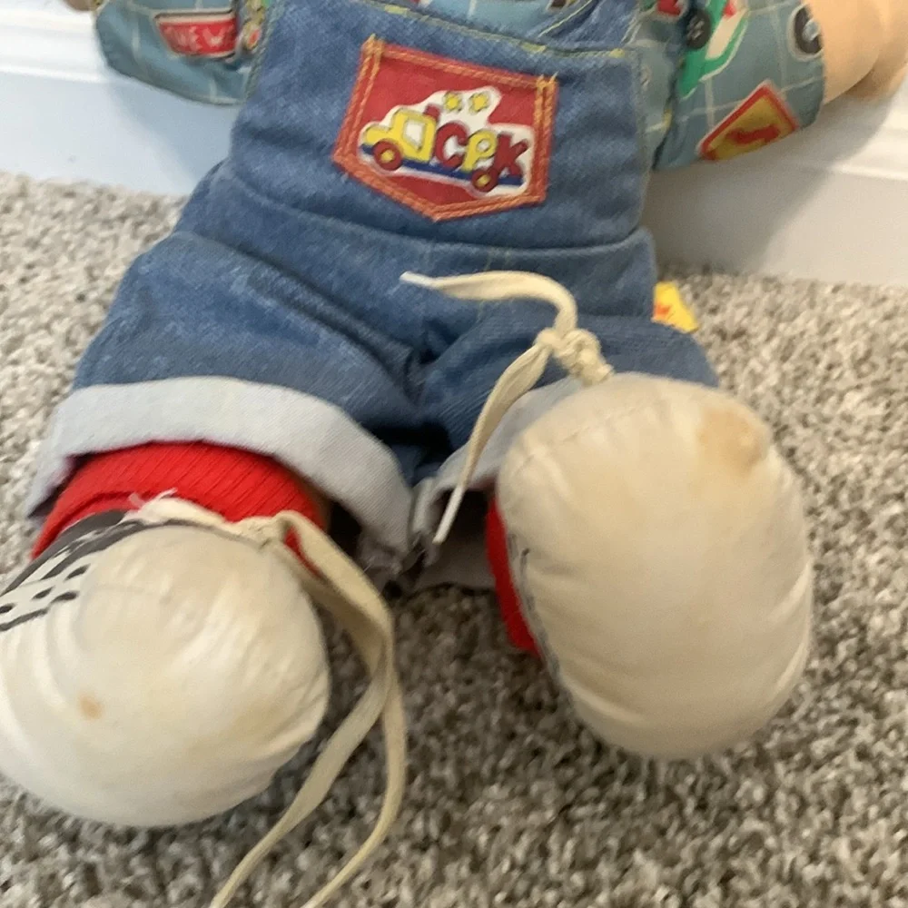 Vintage Cabbage Patch Kids Xaviar Roberts Overalls Doll - Picture 4 of 6